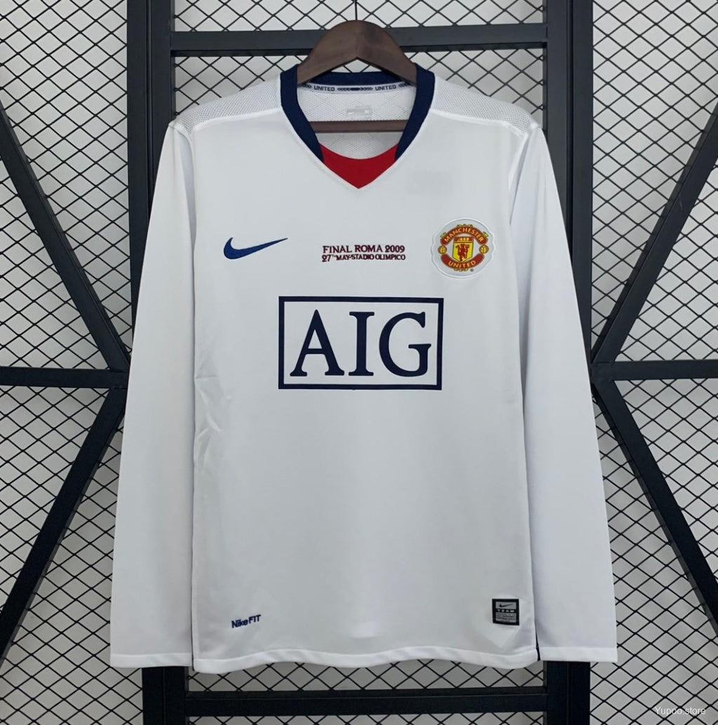 Manchester United 07/08 Auswärtstrikot langarm